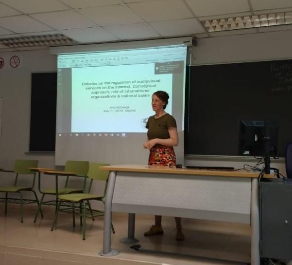 Ana Bizberge presenting her paper at IAMCR 2019 Ana Bizberge presenting her paper at IAMCR 2019