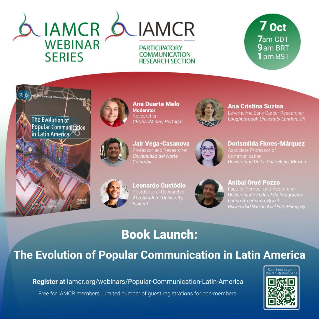 Flyer for The Evolution of Popular Communication in Latin America Flyer for The Evolution of Popular Communication in Latin America