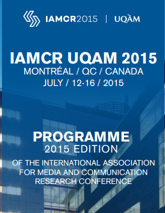 IAMCR 2015 Programme IAMCR 2015 Programme